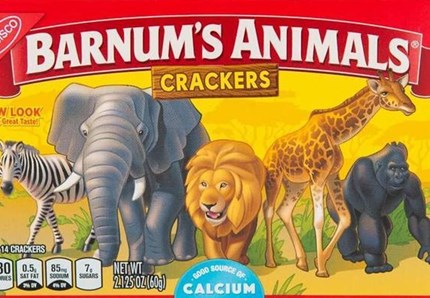 Animali liberati sui famosi biscotti